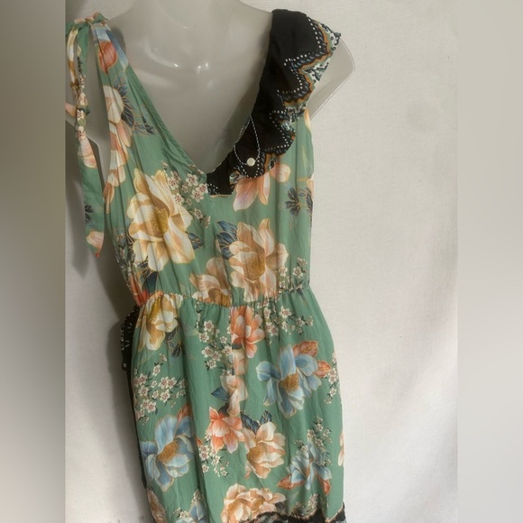 Anthropologie FARM RIO Monica Wrap Dress Floral Print - Picture 13 of 16
